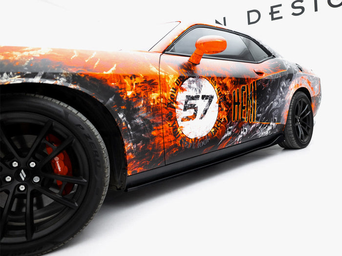 Maxton Design - Side Skirts Diffusers Dodge Challenger GT Mk3 Facelift