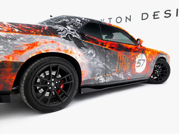 Maxton Design - Side Skirts Diffusers Dodge Challenger GT Mk3 Facelift