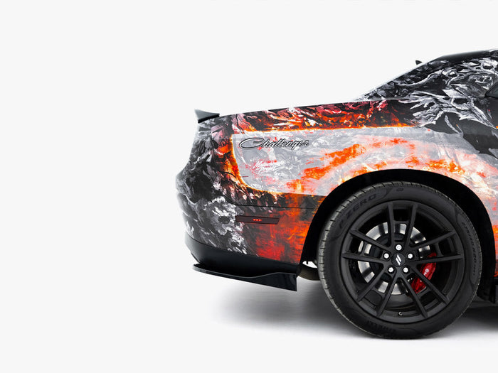 Maxton Design - Rear Side Splitters Dodge Challenger GT Mk3 Facelift