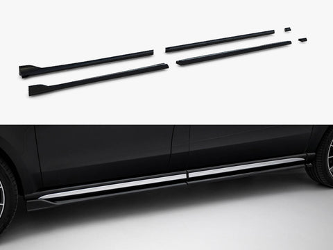 Side Skirts Diffusers V.2 Mercedes-Benz V-Class Long AMG-Line W447 - Maxton Design