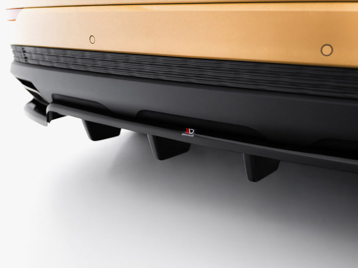 Audi Q8 Mk1 Facelift Rear Splitter (Vertical Bars) - Maxton Design