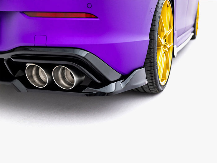 Maxton Design - Rear Splitter (Vertical Bars) V.1 Volkswagen Golf R Mk8 / Mk8 Facelift