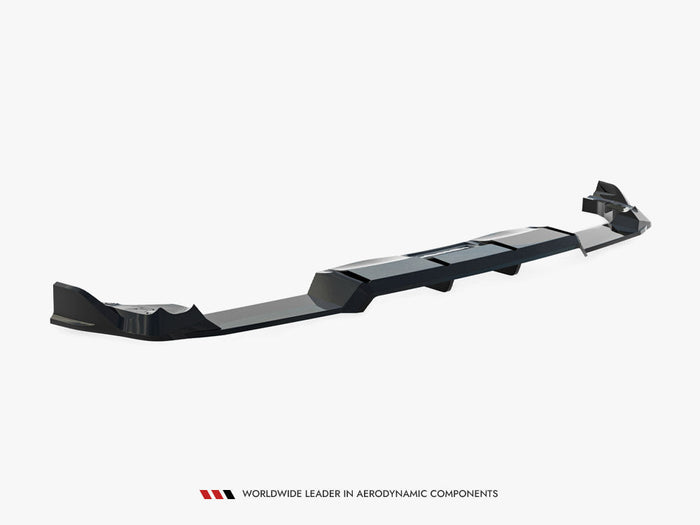 Maxton Design - Rear Splitter (Vertical Bars) V.1 Volkswagen Golf R Mk8 / Mk8 Facelift