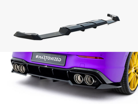 Volkswagen Golf R Mk8 / Mk8 Facelift Rear Splitter (Vertical Bars) V.2 - Maxton Design