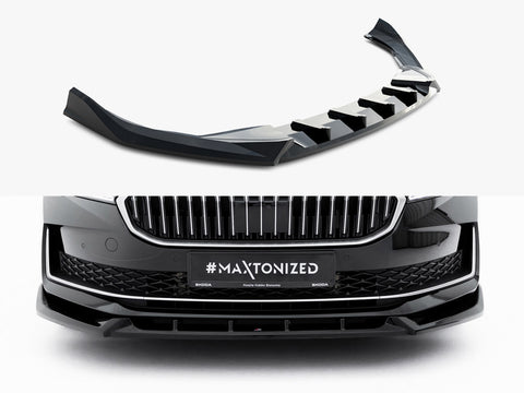 Front Splitter V.2 Skoda Superb Mk4 - Maxton Design