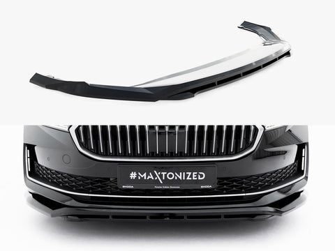 Front Splitter V.1 Skoda Superb Mk4 - Maxton Design