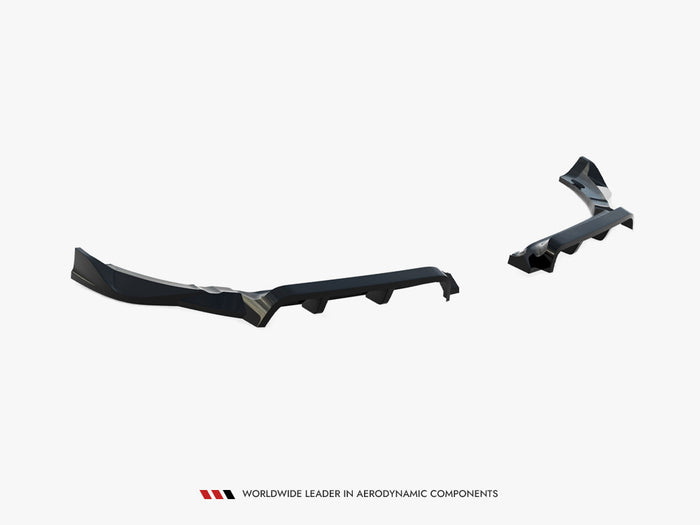 Porsche 718 Cayman GTS 982c Rear Splitter (Vertical Bars) - Maxton Design