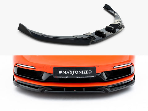 Porsche 718 Cayman GTS 982c Front Splitter V.3 - Maxton Design