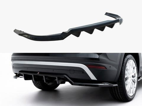 Rear Splitter (Vertical Bars) Skoda Kodiaq Mk2 - Maxton Design