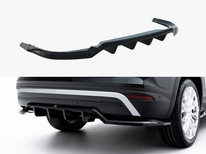 Rear Splitter (Vertical Bars) Skoda Kodiaq Mk2 - Maxton Design