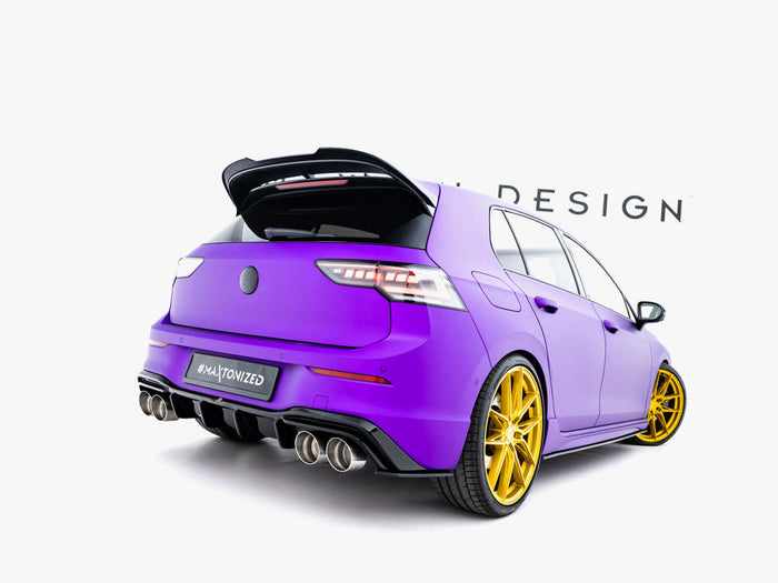 Maxton Design - Street PRO Rear Side Splitters V.2 Volkswagen Golf R Mk8 / Mk8 Facelift