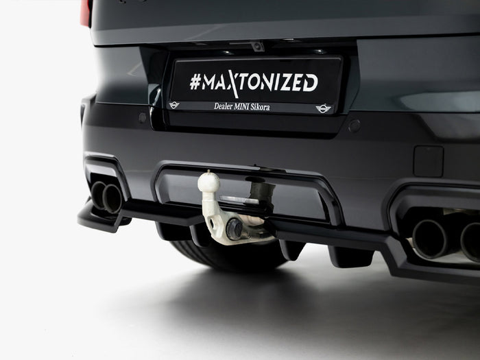 Rear Splitter (Vertical Bars) Mini Countryman JCW U25 - Maxton Design