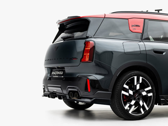 Rear Splitter (Vertical Bars) Mini Countryman JCW U25 - Maxton Design