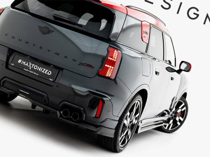 Rear Splitter (Vertical Bars) Mini Countryman JCW U25 - Maxton Design