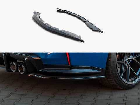 BMW M4 G82 / G82 Facelift Rear Side Splitters V.2 - Maxton Design