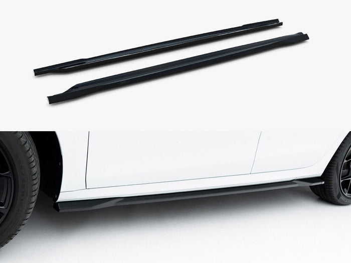 Maxton Design - Side Skirts Diffusers Skoda Octavia Sportline Liftback / Estate Mk4 Facelift