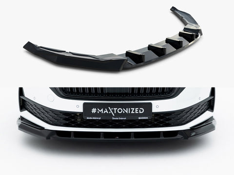 Front Splitter Skoda Octavia Sportline Liftback / Estate Mk4 Facelift - Maxton Design