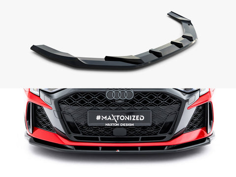 Audi RS3 Sedan 8Y Facelift Front Splitter V.1 - Maxton Design