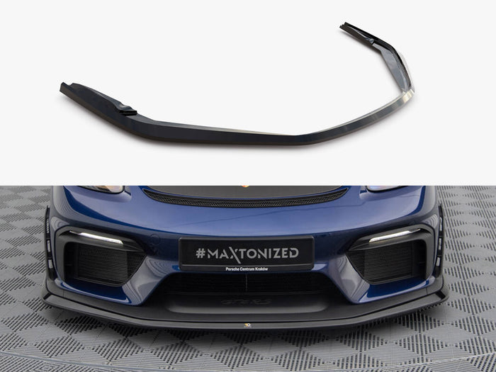 Porsche 718 Cayman GT4 RS 982c Front Splitter - Maxton Design