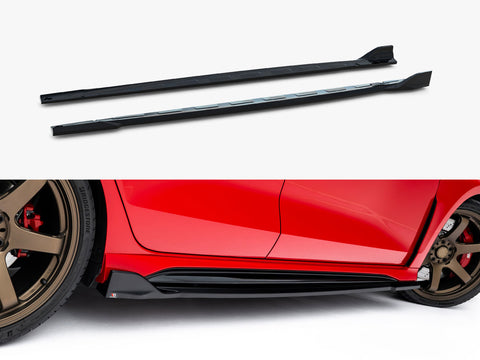 Audi RS3 Sedan 8Y / 8Y Facelift Side Skirts Diffusers V.2 - Maxton Design