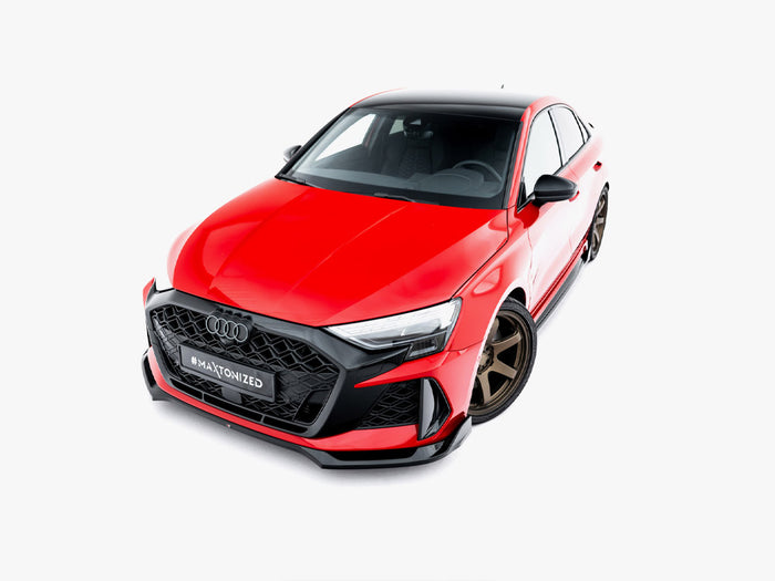 Audi RS3 Sedan 8Y Facelift Front Splitter V.2 - Maxton Design