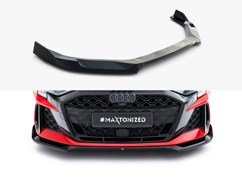 Audi RS3 Sedan 8Y Facelift Front Splitter V.2 - Maxton Design