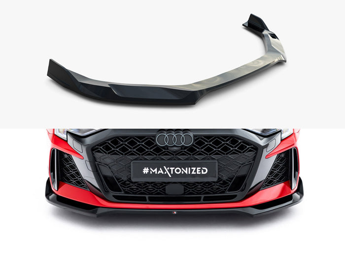Audi RS3 Sedan 8Y Facelift Front Splitter V.2 - Maxton Design