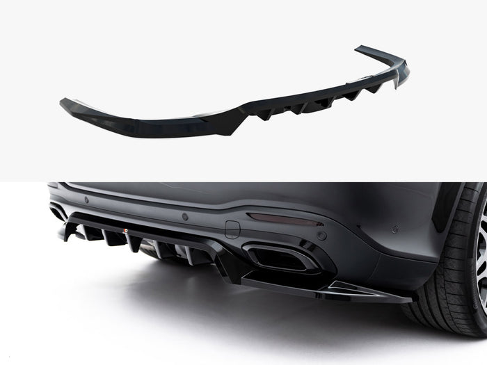 Rear Splitter (Vertical Bars) Mercedes-Benz GLS AMG-Line X167 Facelift - Maxton Design