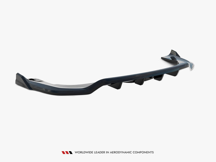 BMW X5 M-Pack F15 Central Rear Splitter (Vertical Bars) - Maxton Design