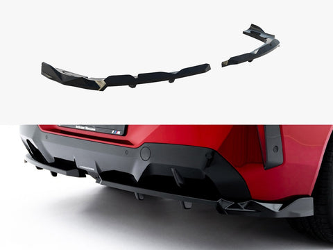 Maxton Design - Rear Splitter (Vertical Bars) BMW X3 M-Pack G45