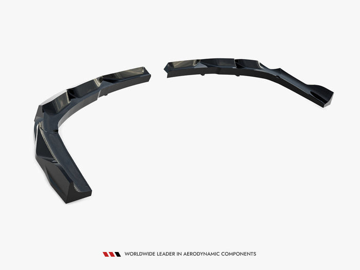 Maxton Design - Rear Splitter (Vertical Bars) BMW X3 M-Pack G45
