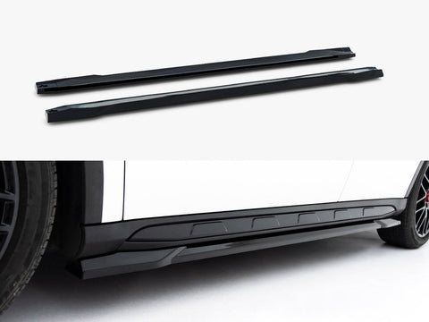 Maxton Design - Side Skirts Diffusers Mercedes-Benz GLA 45 AMG X156 Facelift