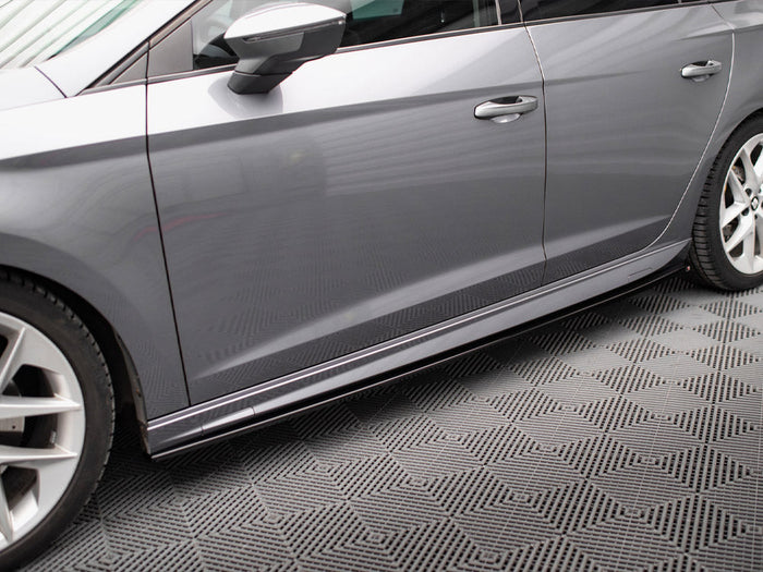 Maxton Design - Side Skirts Diffusers V.5 Seat Leon Cupra / FR / Standard Mk3 / Mk3 Facelift