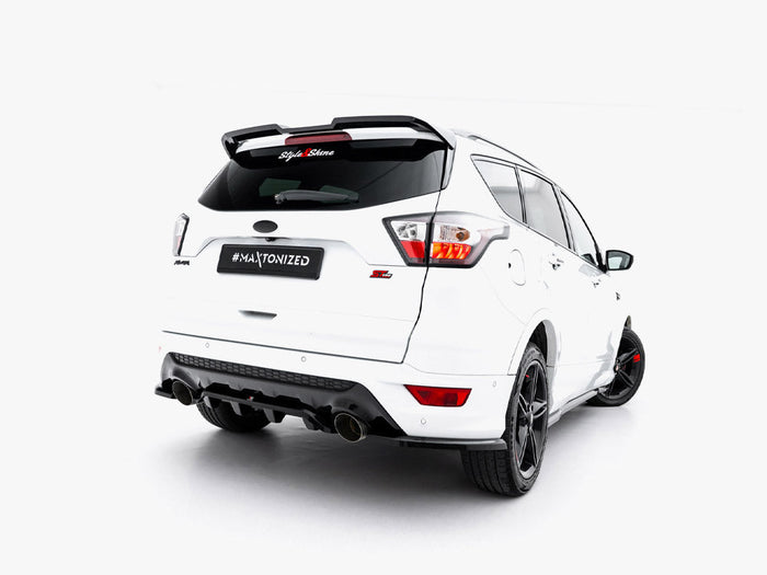Maxton Design - Central Rear Splitter (Vertical Bars) Ford Kuga ST-Line Mk2 Facelift