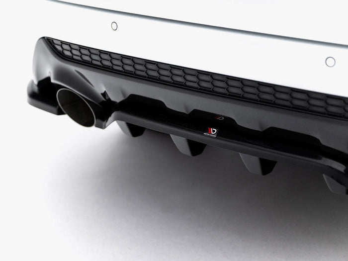 Maxton Design - Central Rear Splitter (Vertical Bars) Ford Kuga ST-Line Mk2 Facelift