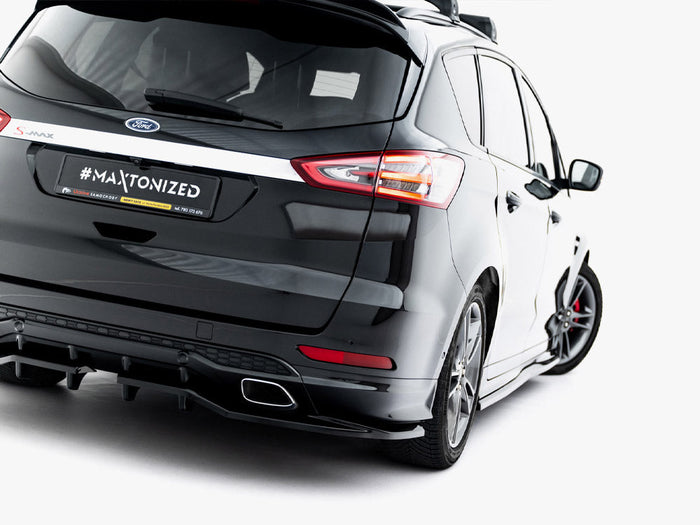 Maxton Design - Rear Splitter (Vertical Bars) Ford S-Max ST-Line Mk2 Facelift