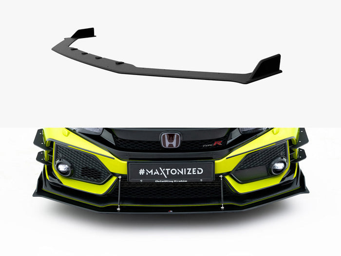 Maxton Design - Street PRO Front Splitter Honda Civic Type-R Mk10 / Mk10 Facelift