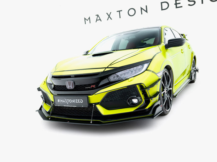 Maxton Design - Street PRO Front Splitter Honda Civic Type-R Mk10 / Mk10 Facelift