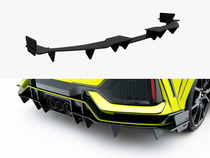 Maxton Design - Street PRO Rear Diffuser Honda Civic Type-R Mk10 / Mk10 Facelift