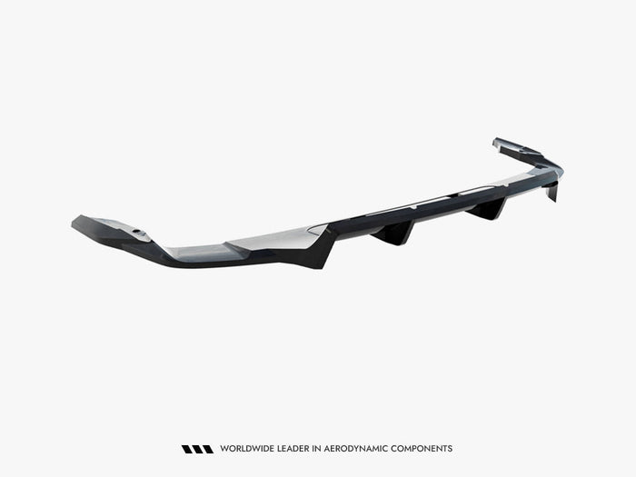 Maxton Design - Rear Splitter (Vertical Bars) Audi Q7 S-Line Mk2 Facelift 2