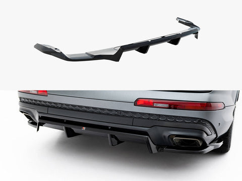 Maxton Design - Rear Splitter (Vertical Bars) Audi Q7 S-Line Mk2 Facelift 2