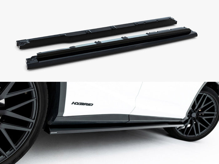 Maxton Design - Side Skirts Diffusers Lexus RX F-Sport Mk4 Facelift (version without OEM step rails)