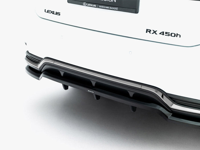 Maxton Design - Rear Splitter (Vertical Bars) Lexus RX F-Sport Mk4 Facelift