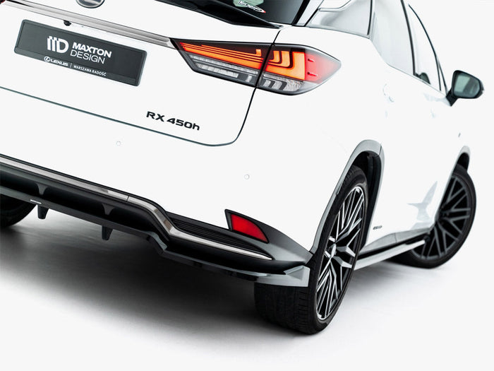 Maxton Design - Rear Splitter (Vertical Bars) Lexus RX F-Sport Mk4 Facelift