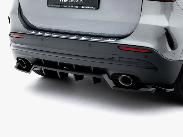 Maxton Design - Rear Splitter (Vertical Bars) Mercedes-AMG GLA 35 H247 Facelift