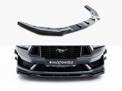 Maxton Design - Front Splitter V.2 Ford Mustang Dark Horse Mk7