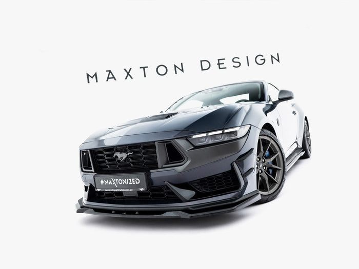 Maxton Design - Front Splitter V.2 Ford Mustang Dark Horse Mk7