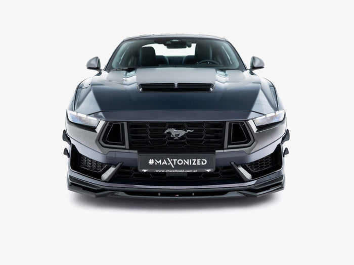 Maxton Design - Front Splitter V.2 Ford Mustang Dark Horse Mk7