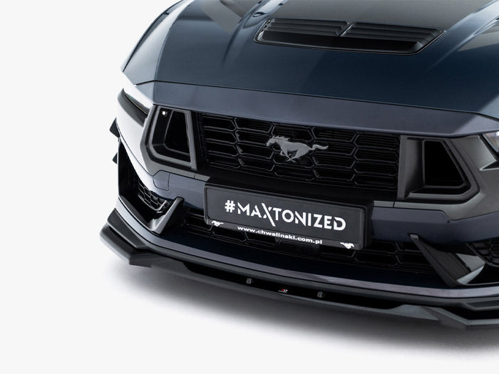 Maxton Design - Front Splitter V.2 Ford Mustang Dark Horse Mk7