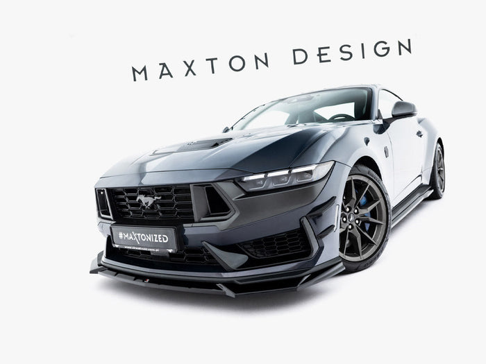 Maxton Design - Front Splitter V.1 Ford Mustang Dark Horse Mk7